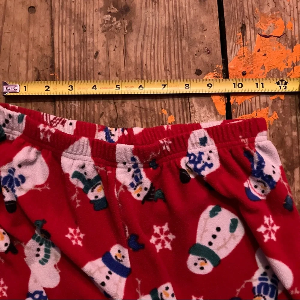 The Children's Place Red Snowman Pajama Set